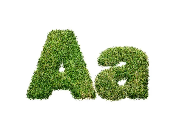 Alphabet Grass Texture — Stock Photo, Image