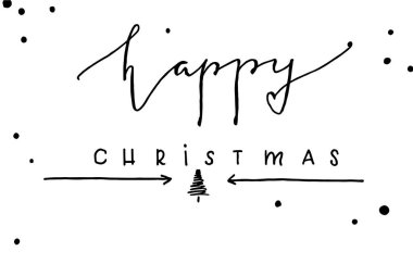 herhangi bir tatil için yazı kartları, elle çizilmiş ve sayısallaştırılmış