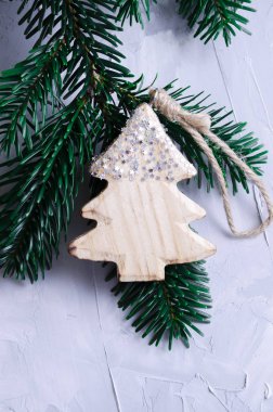 Oyuncaklar, Noel ağacı, simler ve kakao ile Noel düzeni