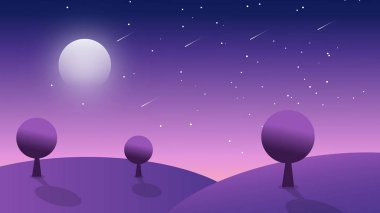 soyut şekli, gezegenler ve asteroitler ile uzay arka plan. Için