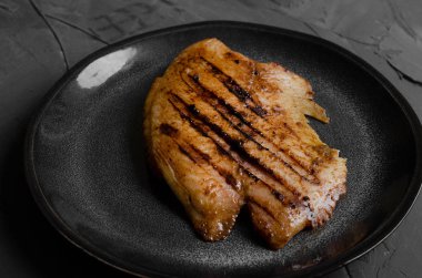 Barbekü Sebze ve bitkisel Ile Izgara Balık Fileto