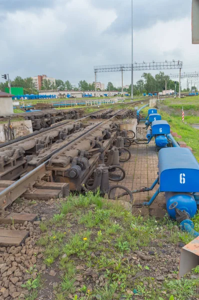 Pneumatisk Broms Järnvägen — Stockfoto