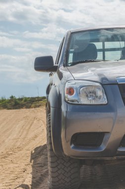 çöl kum yolda Off-Road arabalar