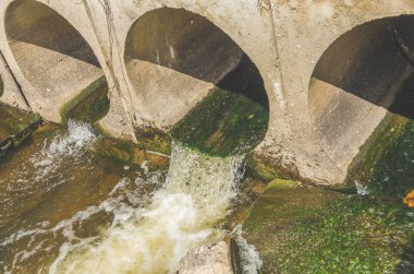 Atık su boru beton, fırtına