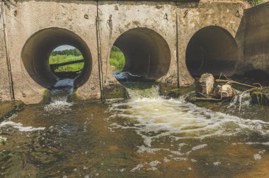 Atık su boru beton, fırtına