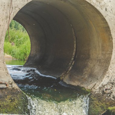 Atık su boru beton, fırtına