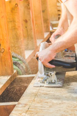 Erkek alt bıçkılar plaka el ile elektrik ile gördüm