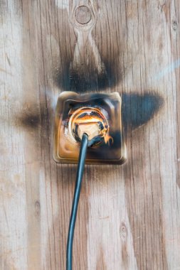 soket ve tel yangın ve duman, yangın