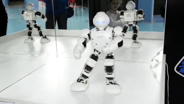 Russia San Pietroburgo Robot Novembre 2018 Mostra Città Dei Robot — Video Stock