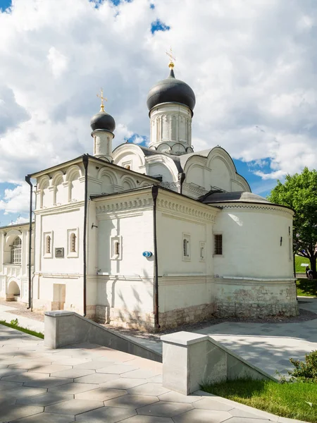Kyrkan Befruktningen Anne Zaryadye Landskap Stadspark Moscow Ryssland — Stockfoto