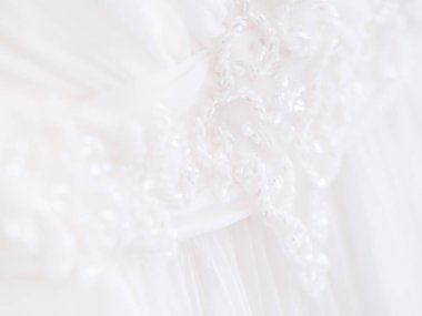 Gelinin elbise işlemeli öğeleri ve boncuk ile. Düğün töreni için gelin geleneksel sembolik Aksesuar.