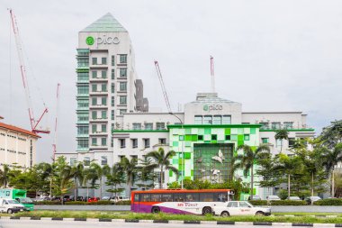 Singapore, Singapur - 16 Ocak 2013. Pico yaratıcı merkezi Kallang cadde üzerinde.