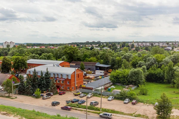 Serpukhov Rússia Agosto 2017 Panorama Vista Sobre Cidade Serpukhov Região — Fotografia de Stock