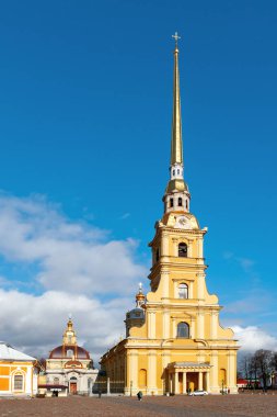 Peter ve Paul Katedrali, Saint-Petersburg, Rusya. Peter ve Paul kale.
