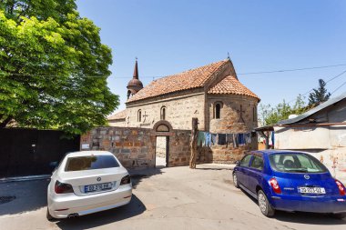 Tiflis, Gürcistan - 01 Mayıs 2017. İsa'nın Transfigürasyonu Kilisesi, Sachino saray kilisesi - kraliçe Darejan Dadiani sarayı. 