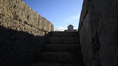 Chersonesus kalıntıları - modern Sivastopol yakınlarındaki antik Yunan kasabası. St. Hughmirs Katedrali. UNESCO Dünya Mirası Alanı. Kırım, Ukrayna.