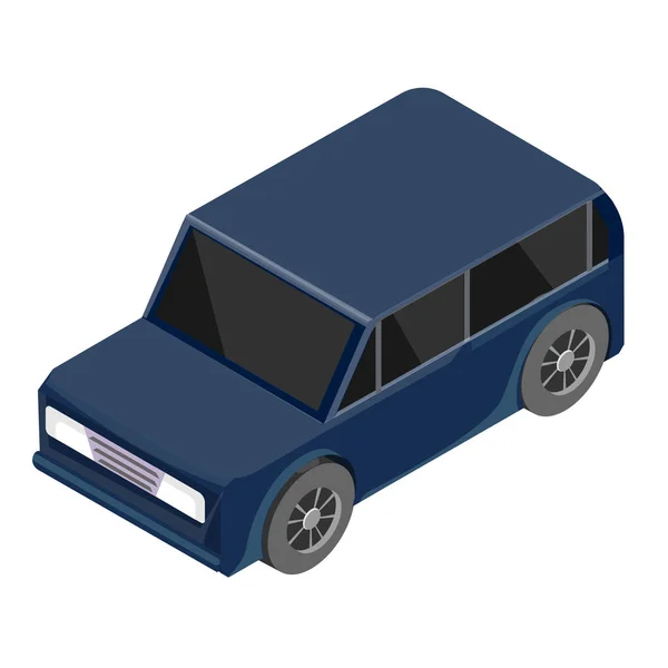 Izometrikus autós ikon. 3D vektorillusztráció izolált fehér alapon. — Stock Vector