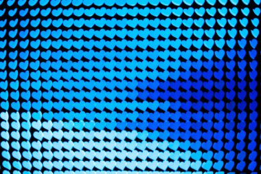 Mavi kupa ışıklar bokeh arka plan bulanıklık