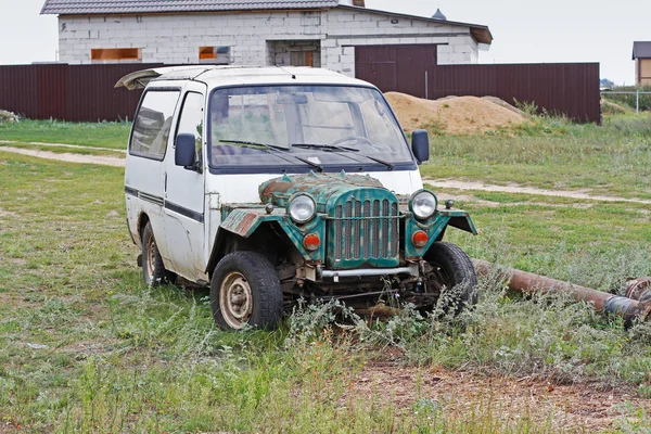 Kaluga Region Russland August 2018 Hybrid Hausgemachtes Auto Aus Isuzu — Stockfoto