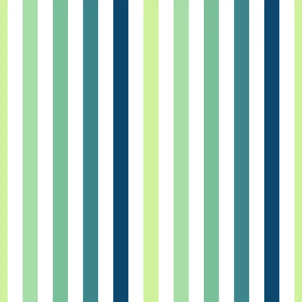 Nahtlose Musterstreifen Grün Blau Und Gelb Vertikale Muster Streifen Abstrakt — Stockvektor