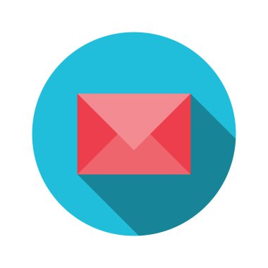 Posta, e-posta vektör simge zarf çizim, grafik tasarım, logo, web sitesi, sosyal medya, mobil uygulaması, UI illüstrasyon için mesaj