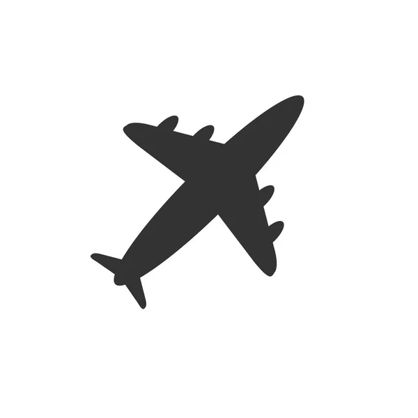 Avion Icône Plate Vecteur Concept Transport Pour Conception Graphique Logo — Image vectorielle