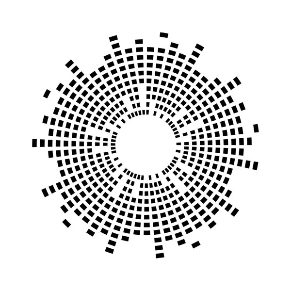 均衡器音乐声圈矢量图标符号 标识设计 圆形线条图标 圆形项目 元素背景 — 图库矢量图片