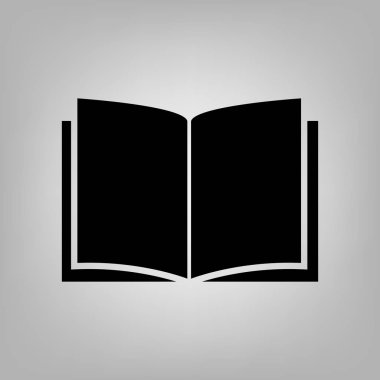 Grafik tasarım, logo, web sitesi, sosyal medya, mobil uygulama, ui illüstrasyon için işaret illüstrasyonunun kitap düz vektör ikonu eğitim sınıfı