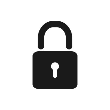 Kilit ve kilidi vektör simgeler güvenlik asma kilit, şifre, grafik tasarım, logo, web sitesi, sosyal medya, mobil uygulaması, UI illüstrasyon gizlilik simgesi