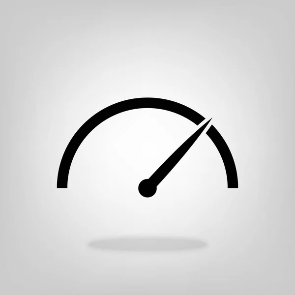 Speedometer Icône Vecteur Pour Conception Graphique Logo Site Web Médias — Image vectorielle