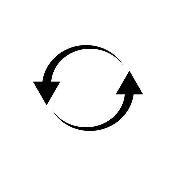 Loop repeat reload icon vector for graphic design, logo, web site, social media, mobile app, ui illustration