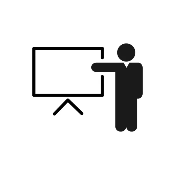 Training teacher vector Icon business presentation symbol education concept  for graphic design, logo, web site, social media, mobile app, ui illustration
