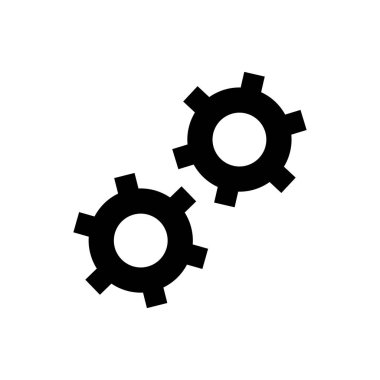 Grafik tasarım, logo, Web sitesi, sosyal medya, mobil uygulama, ui ıllustratio için Cogwheels vektör simgesi