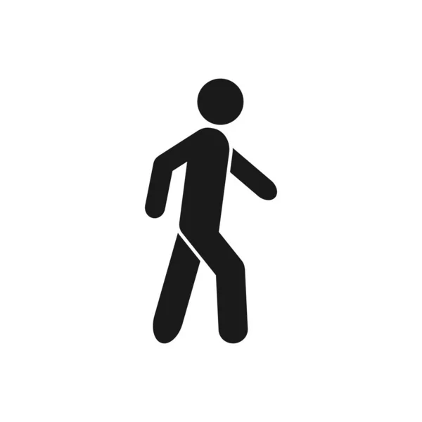Caminar Vector Icono Deporte Símbolo Para Diseño Gráfico Logotipo Sitio — Vector de stock