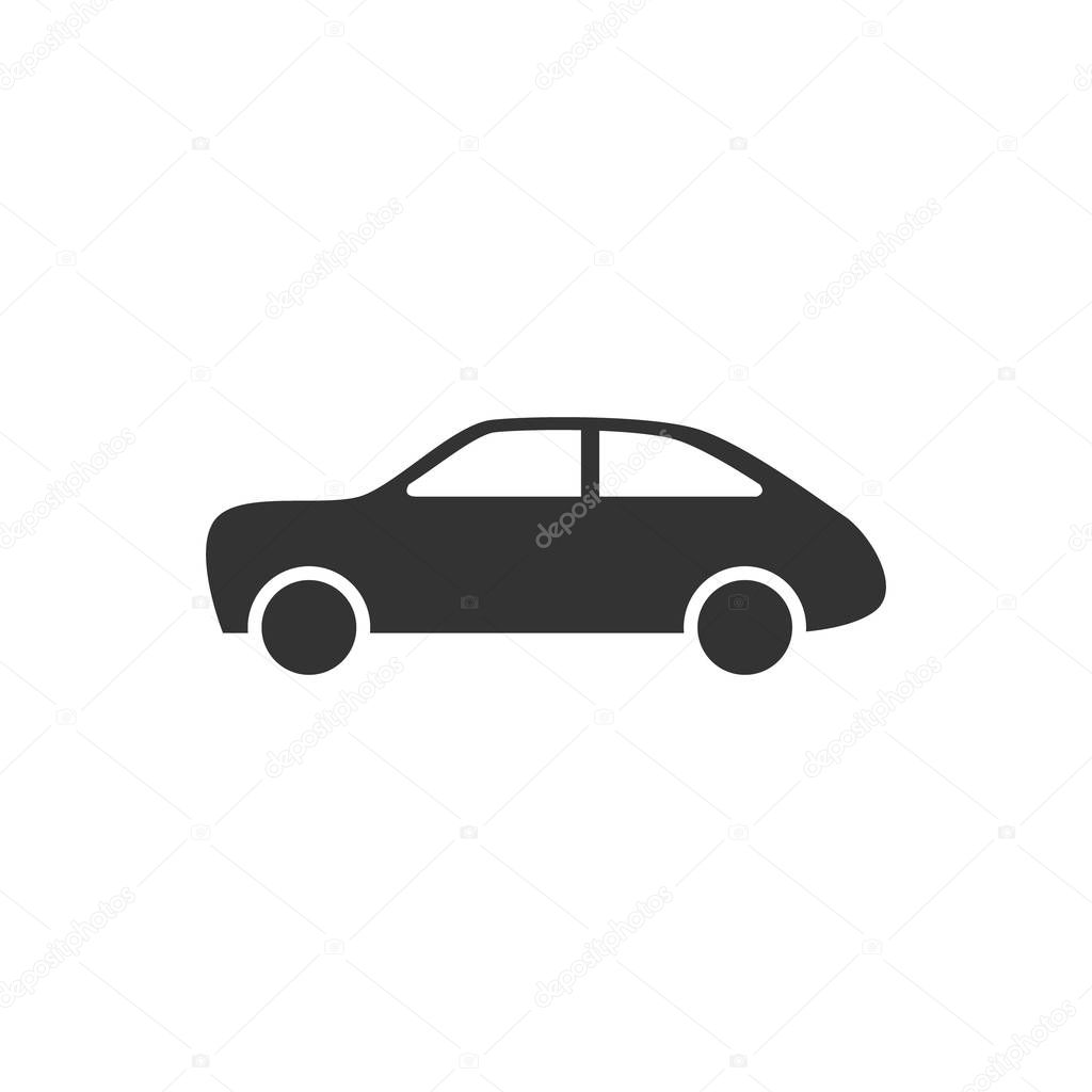 Car vector Icon flat style Automobile symbol for your web design, logo, UI. illustration