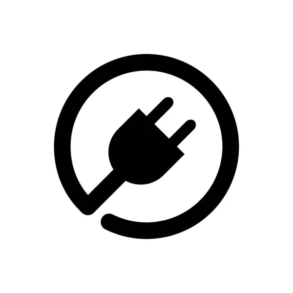 Plug in vector icon for graphic design, logo, website, social media, mobile app, ui