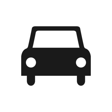 Araba vektör simge düz stil otomobil sembolü, web tasarım, logo, Kullanıcı arabirimi için. illüstrasyon