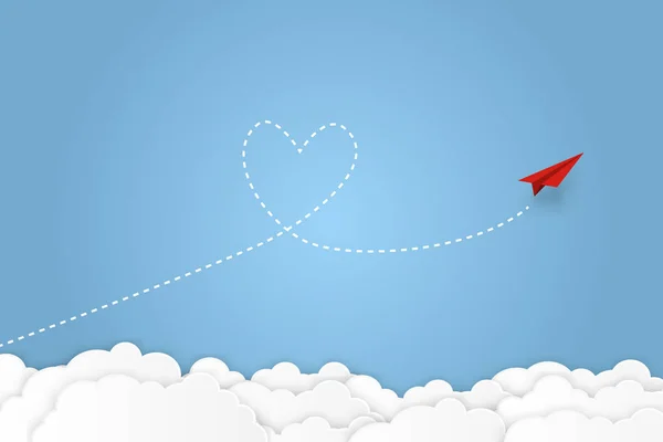 Paper Plane Dash Heart In The Sky Valentine S Day Greeting Card And Love Concept Vector Illustration Stock Images Page Everypixel Paper Plane Dash Heart In The Sky Valentine S Day Greeting Card And Love Concept Vector Illustration Stock Images Page Everypixel