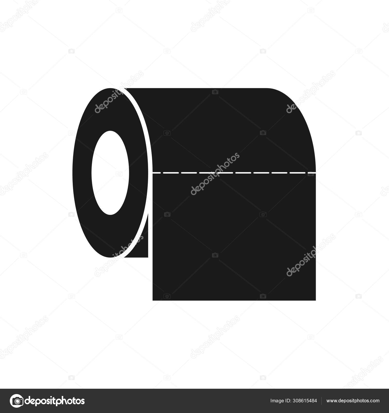 Tissue Vector Icon Toilet Symbol Graphic Design Logo Web Site Vector Image By C Ascom73 Vector Stock 308615484