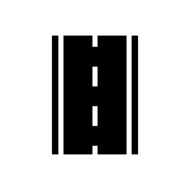 Grafik tasarım, logo, web sitesi, sosyal medya, mobil uygulama, ui illüstrasyon için yol vektör sokak simgesi