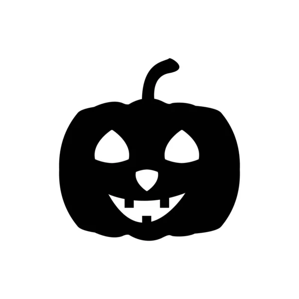 Ícone Vetor Abóbora Sinal Halloween Para Design Gráfico Logotipo Site —  Vetores de Stock