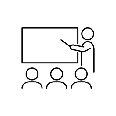 Training icon vector for graphic design, logo, web site, social media, mobile app, ui illustration