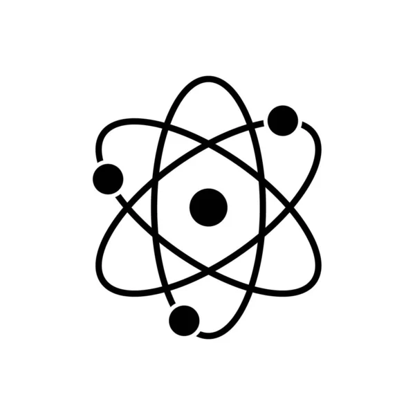 Laboratorium Molekularne Icon Vector Fizyka Wektorowa Model Naukowy Projektowania Stron — Wektor stockowy