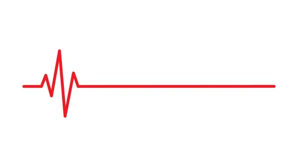 Κτύπο Της Καρδιάς Παλμό Γραμμή Διάνυσμα Υγεία Ιατρική Αντίληψη Για — Διανυσματικό Αρχείο