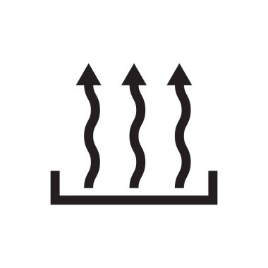 Grafik tasarım, logo, web sitesi, sosyal medya, mobil uygulama, ui illüstrasyon için ısı simgesi üç ok yukarı simgesi