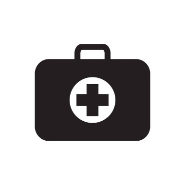 Grafik tasarım, logo, web sitesi, sosyal medya, mobil uygulama, ui illüstrasyon için ilk yardım ikonu sağlık ve tıp sembolü