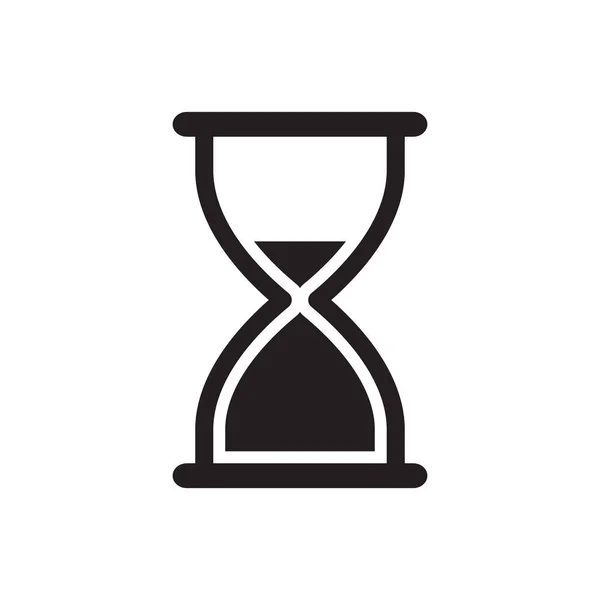 Hourglass Icon Vector Sand Clock Sign Your Web Site Design — 스톡 벡터