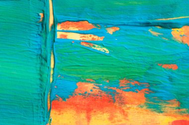 Soyut resim, guaş renkleri