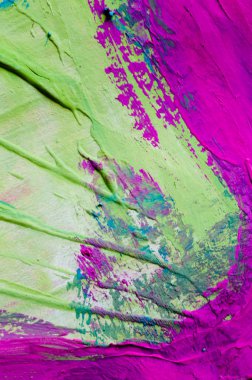 Soyut Beyaz yeşil pembe, boyama