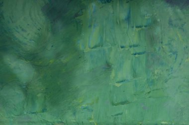 soyut boyama, yeşil varyasyonları